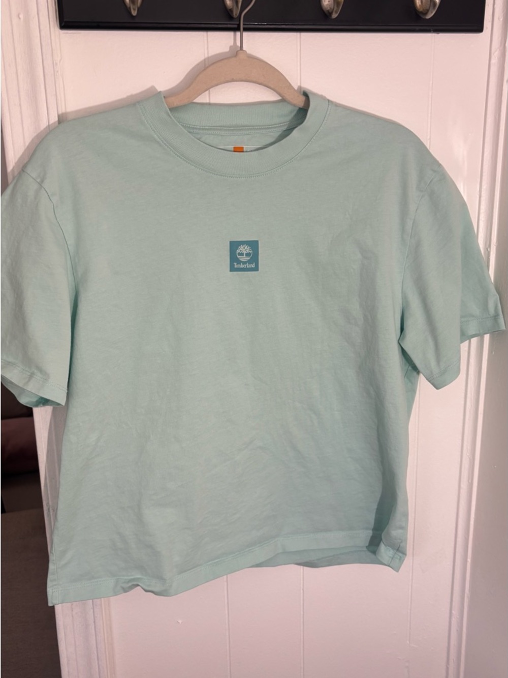Timberland Kids Short-Sleeve Tee in Light Mint